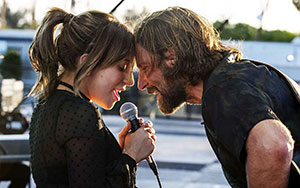 Lady gaga and Bradley Cooper in Hollywood film `A Star is Born` (Release - October 12, 2020)